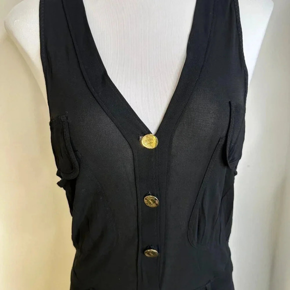 Yves Saint Laurent Rive Gauche‎ Black Evening Dress - Picture 4 of 6